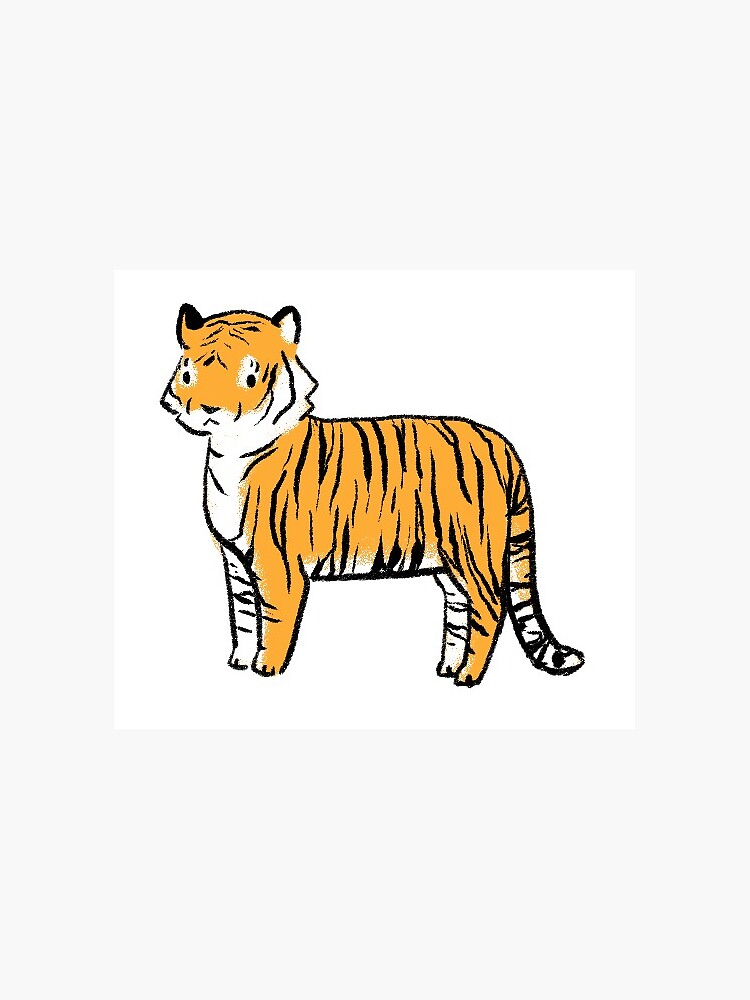 "Sundra Tiger" Sticker for Sale by eebryer | Redbubble