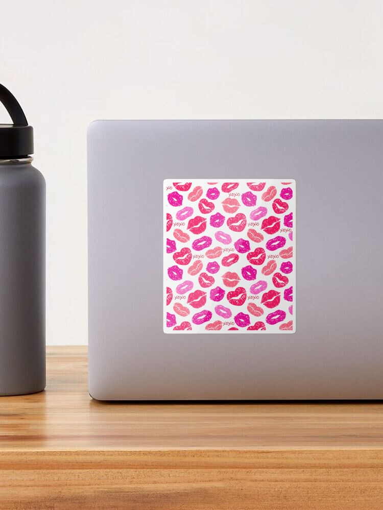 Preppy Pink Water Bottle | Sticker