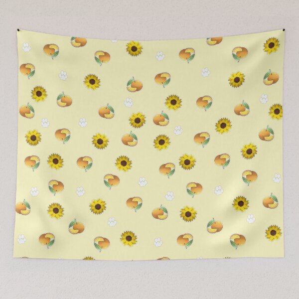 Item preview, Oranges, paws and flowers designed and sold by PrismarineStudio.