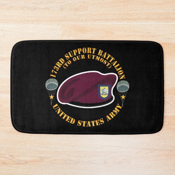 Item preview, Army - Maroon Beret - FLash - DUI - 173rd Support Battalion - To Our Utmost - US Army X 300 designed and sold by Military Insignia Products.