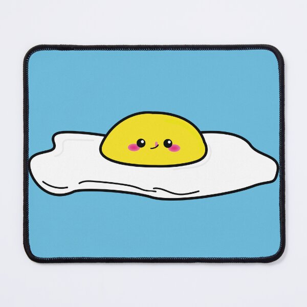 Item preview, Funny adorable fried egg cute breakfast food kawaii cartoon designed and sold by Novel-ty.
