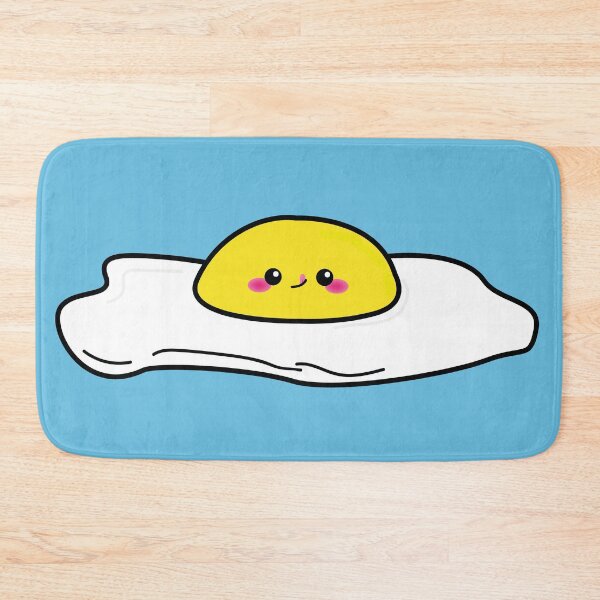 Item preview, Funny adorable fried egg cute breakfast food kawaii cartoon designed and sold by Novel-ty.