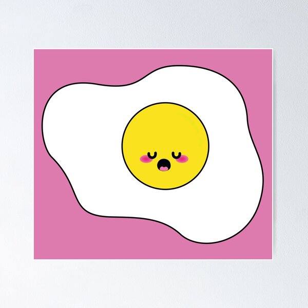 Funny Egg Food Pun I'm So Eggcited Cartoon Fun Gif' Lunch Bag
