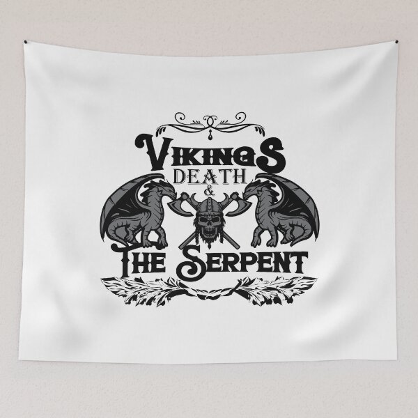 Item preview, Viking Dragons | Death & Serpent | Norse Warrior | Nordic Design  designed and sold by Ravenvine.