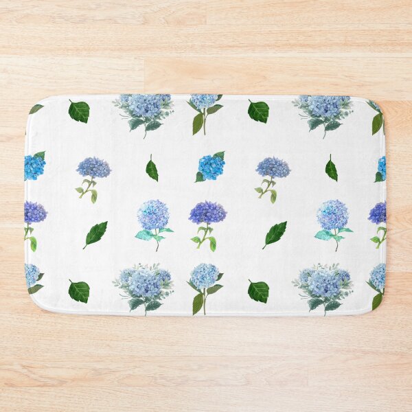 Item preview, Blue Hydrangea Flowers and Leaves designed and sold by silviaol.