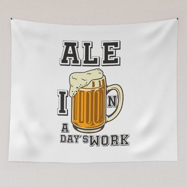 Item preview, Ale in a day work,Ipa,Bier,Brewer,Hops,Stout,Bars,Manifesto,Pale Ale,Newcastle,Pint designed and sold by FOUR_ three.