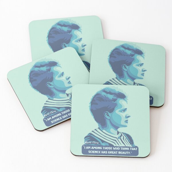 Item preview, Marie Curie Portrait and Quote designed and sold by Unhinged Heather.
