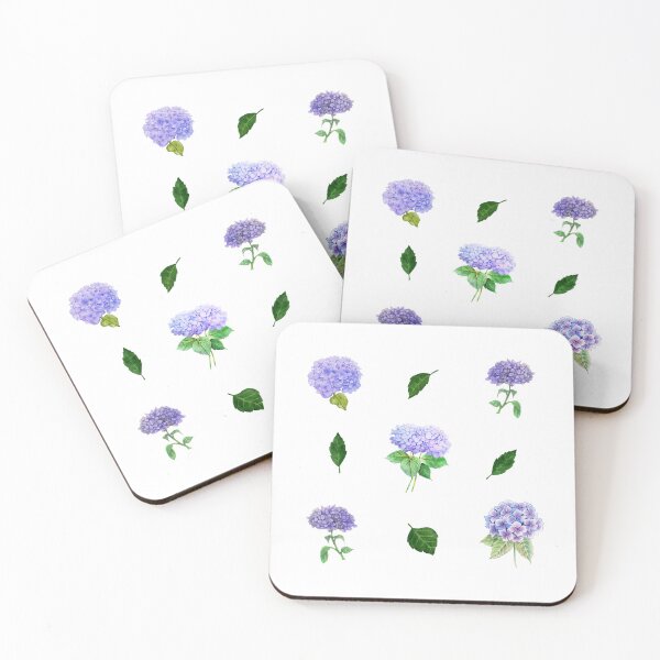 Item preview, Purple Hydrangea Flowers and Leaves designed and sold by silviaol.