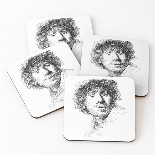 Item preview, Rembrandt self portrait 1630 designed and sold by artofthenorth.