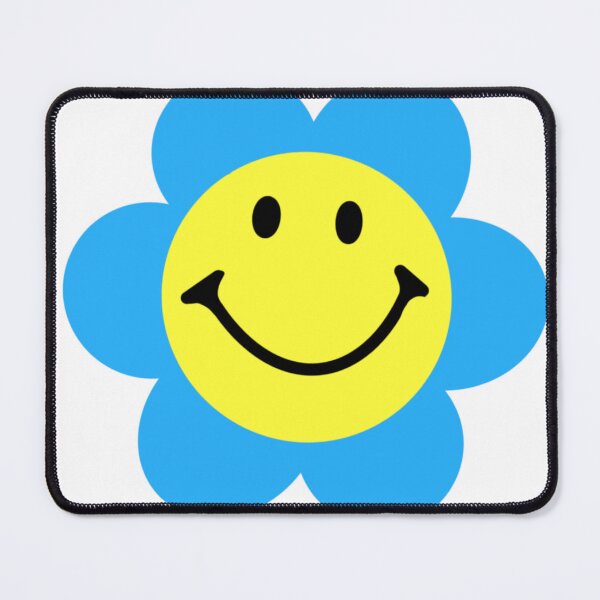 Item preview, blue happy flower designed and sold by Morgancreations.
