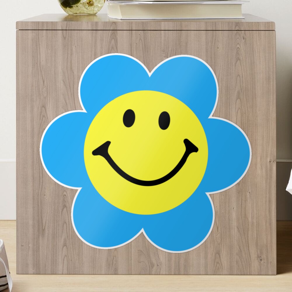 Happy Flower Sticker for iOS & Android