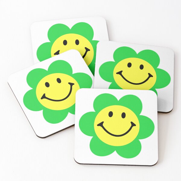 Item preview, happy green flower designed and sold by Morgancreations.