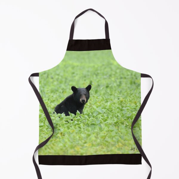 Item preview, A young Black Bear sits in a soybean Field designed and sold by Jeff Ore.