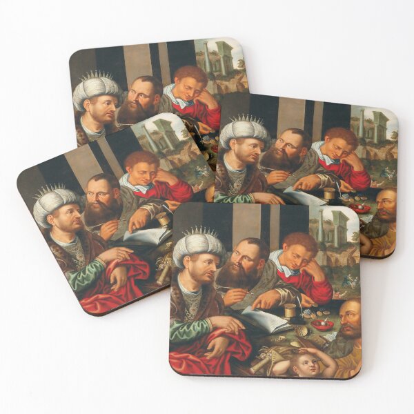 Item preview, The Parable of the Merciless Creditor | Jan Sanders van Hemessen | 1540 Renaissance Gospel Biblical Art designed and sold by CJET.