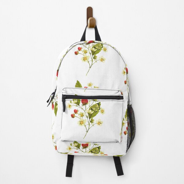 Item preview, Elegant Watercolor Strawberry Plant with Flowers designed and sold by silviaol.