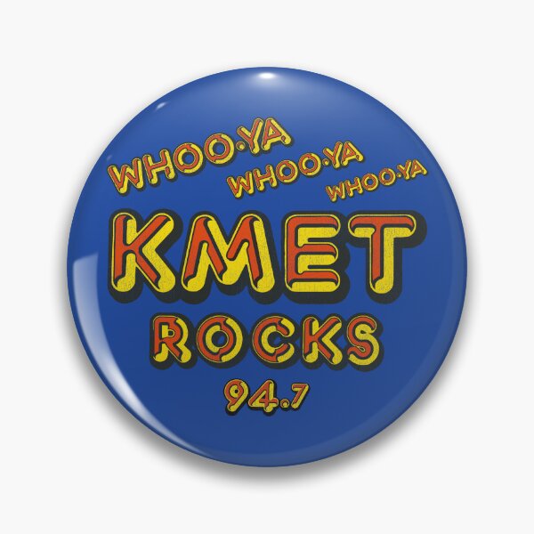 Item preview, KMET Rocks the Valley Retro Defunct LA Radio Station designed and sold by ourkid.