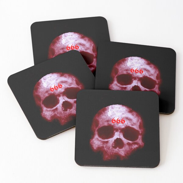 Item preview, 666 Skull ,Bone, Skeleton, Devil , Beelzebub ,Satan designed and sold by artflare.