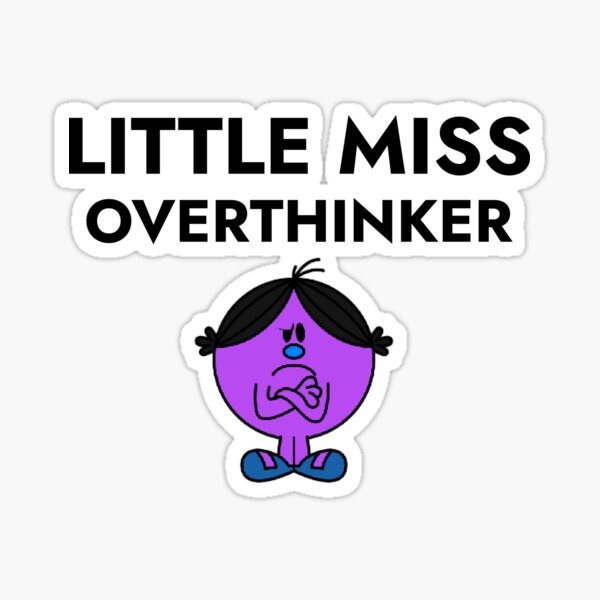 Aperçu de l'œuvre petite miss overthinker créée et vendue par mhj5503.