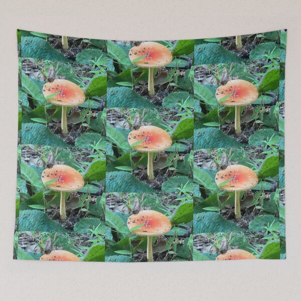 Item preview, Peach Color Wild Forest Mushroom  designed and sold by silviaol.