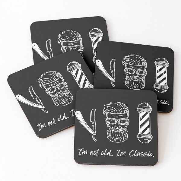 Item preview, I'm not old I'm classic retro barber classy designed and sold by Monst3rs.