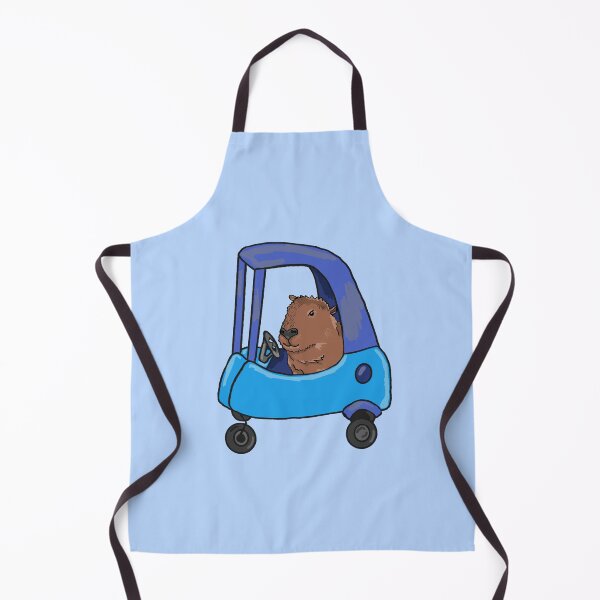 Item preview, Capybara pulling up in toy car designed and sold by RoserinArt.