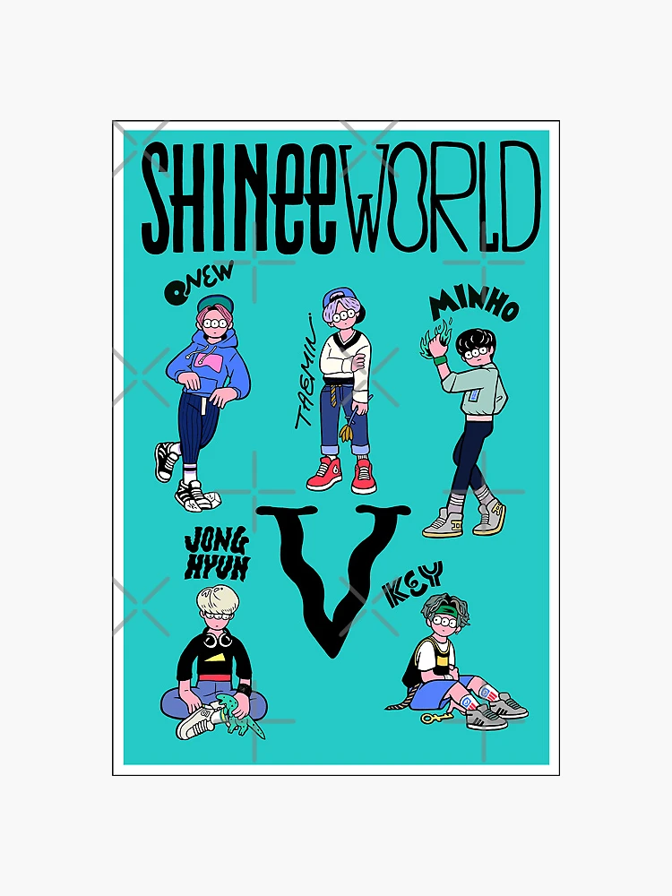 SHINee ステッカー セット SHINee WORLD Ⅴ - K-POP/アジア