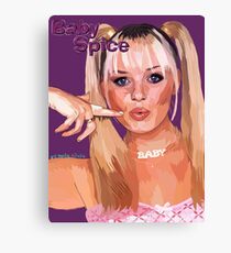 Emma Bunton - Baby Spice Canvas Print