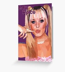 Emma Bunton - Baby Spice Greeting Card