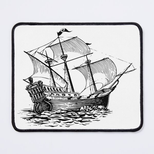 Item preview, Sailing ship drawing designed and sold by LeoLabs.