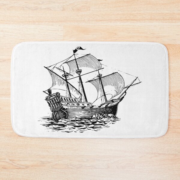 Item preview, Sailing ship drawing designed and sold by LeoLabs.