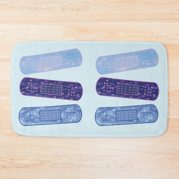 Item preview, Aesthetics y2k blue bandages cute nose bandage adorable kawaii pastel colors designed and sold by Novel-ty.