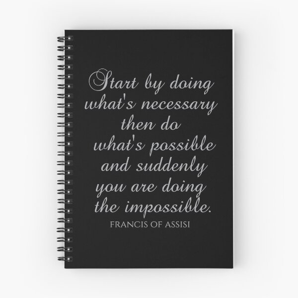 Item preview, Catholic Saints - Start By Doing What's Necessary Then Do What's Possible And Suddenly You Are Doing The Impossible designed and sold by PhiloJourney.