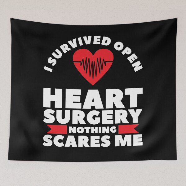 Item preview, I Survived Open Heart Surgery Nothing Scares Me designed and sold by ChristinaMauri.