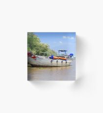 Float On Acrylic Block