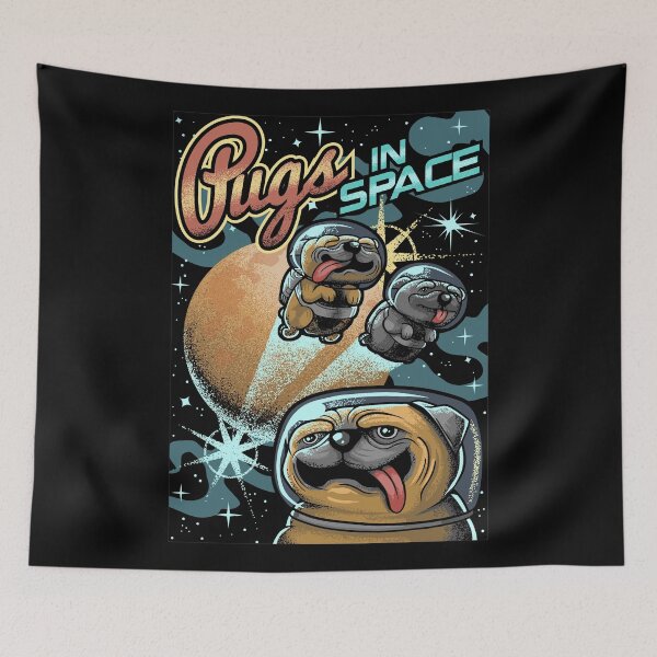 Item preview, Pugs in Space designed and sold by wuhu.