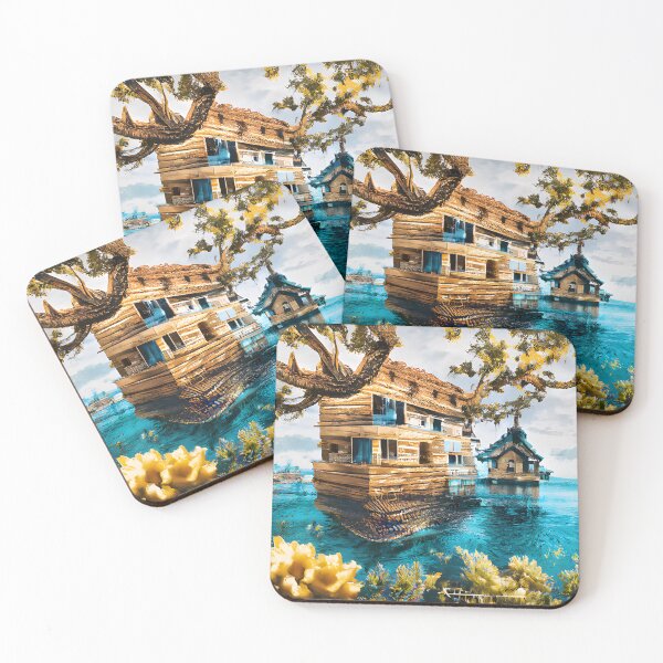 Item preview, Floating ocean house designed and sold by fizzribbit.