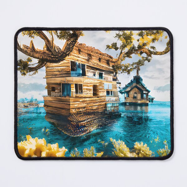 Item preview, Floating ocean house designed and sold by fizzribbit.