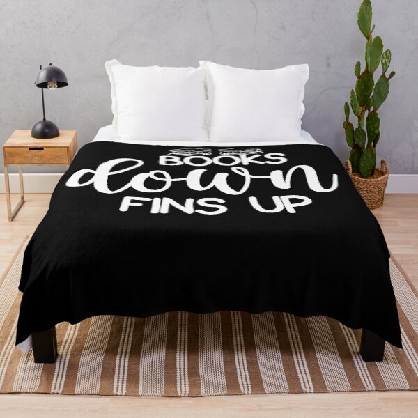 Item preview, Books Down Fins Up, Funny Cute Design For Teachers designed and sold by tee-sh.