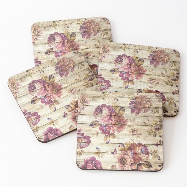 Item preview, Rustic Vintage Country Floral Wood Romantic designed and sold by livianasgifts.