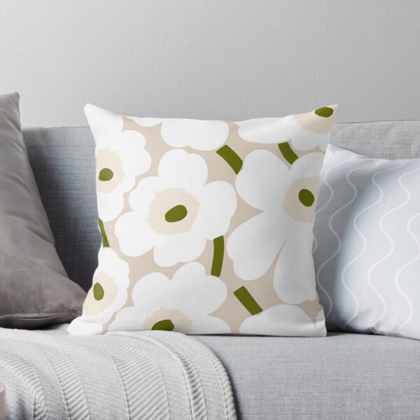 Unikko Flowers designs Throw Pillow