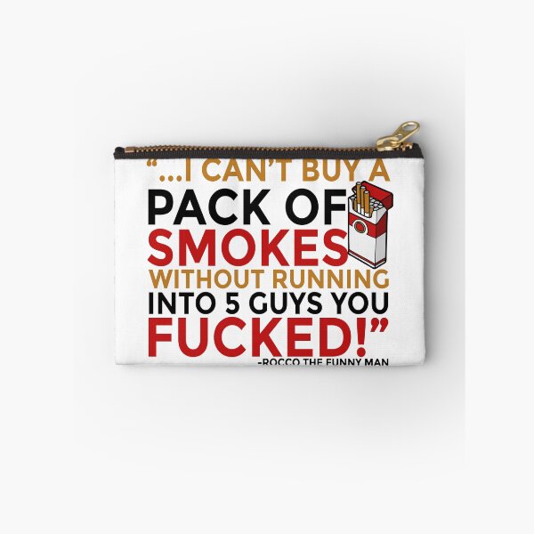 Item preview, ...I cant buy a pack of smokes without running into 5 guys you fucked! Rocco, The Funny Man - The Boondock Saints designed and sold by Sticker Up.
