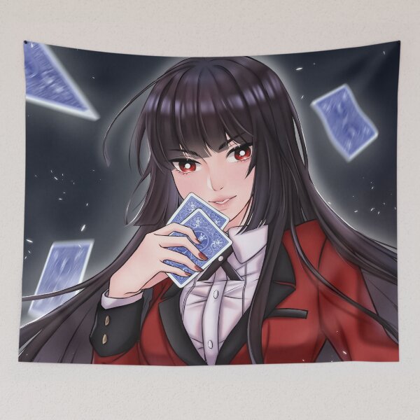 Item preview, Yumeko Jabami Kakegurui Compulsive Gambler Artwork designed and sold by hondart.