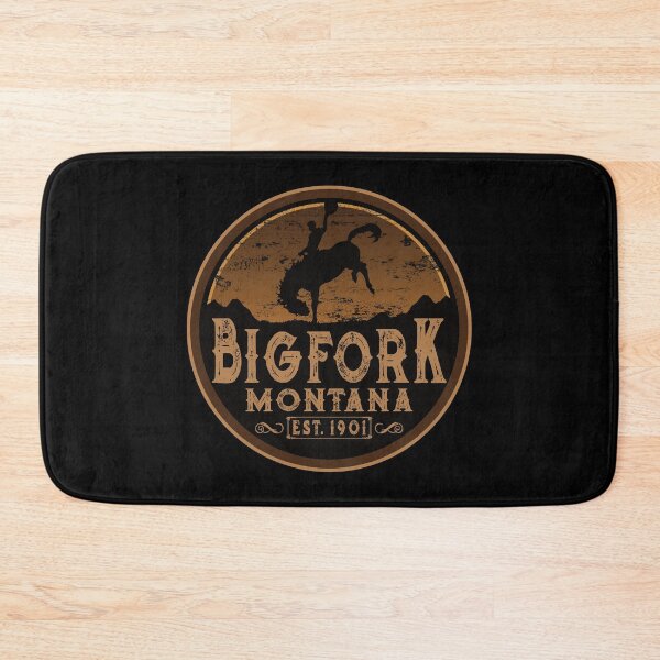 Item preview, Big Fork, Montana MT Wild West Cowboy  designed and sold by NoBonesLife.
