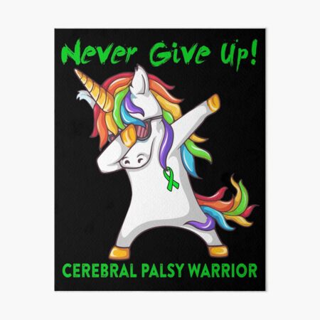 Item preview, Cerebral Palsy Warrior - Never Give Up! - Support Cerebral Palsy Warrior Gifts designed and sold by whlrcheryl.