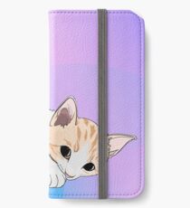 Mikey das große Kätzchen mit Bowtie iPhone Flip-Case/Hülle/Klebefolie