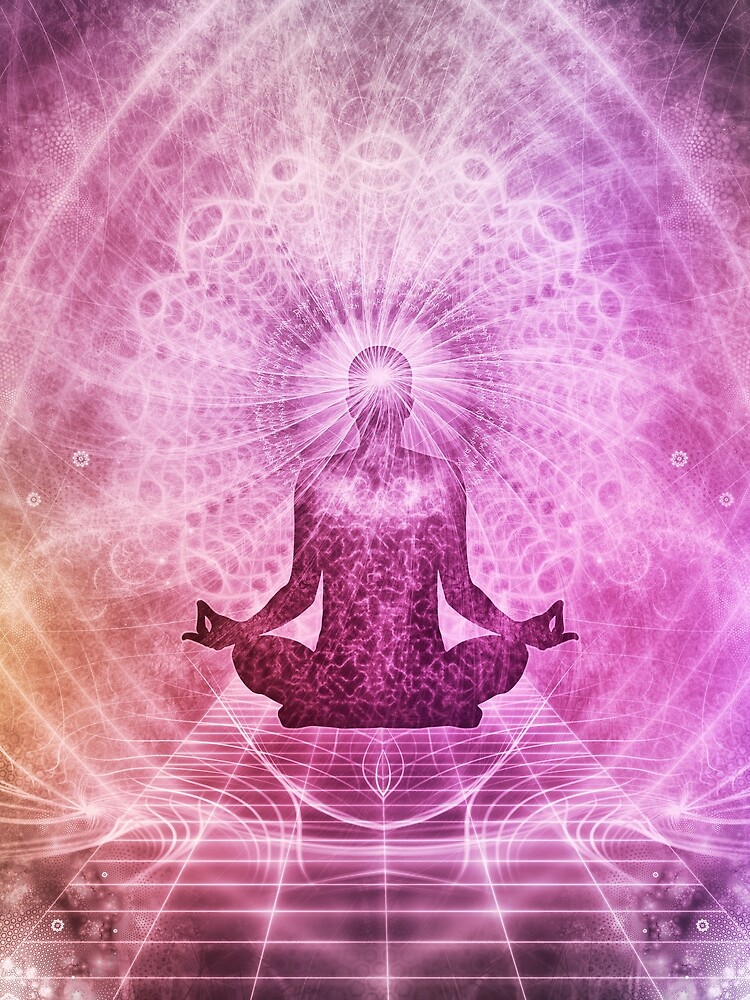 Geistige Yoga-Meditation Zen Colorful von livianasgifts