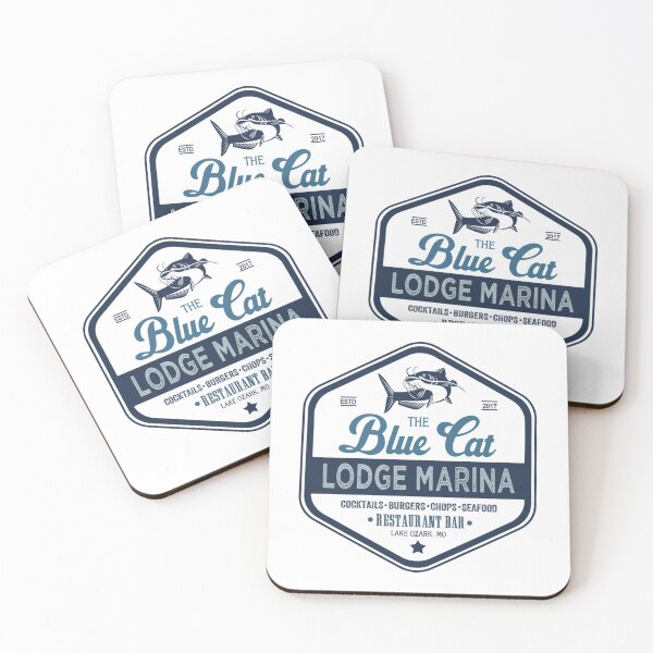 Item preview, The Blue Cat Lodge Marina Estd 2017   designed and sold by BozzPrintss.