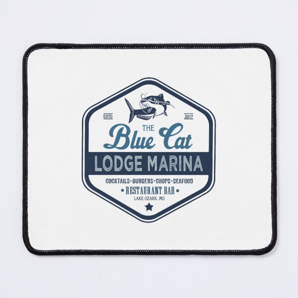 Item preview, The Blue Cat Lodge Marina Estd 2017   designed and sold by BozzPrintss.