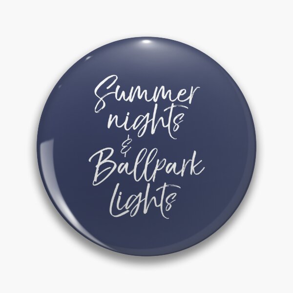 Item preview, Baseball Quote for Women Summer Nights and Ballpark Lights designed and sold by zsonna.
