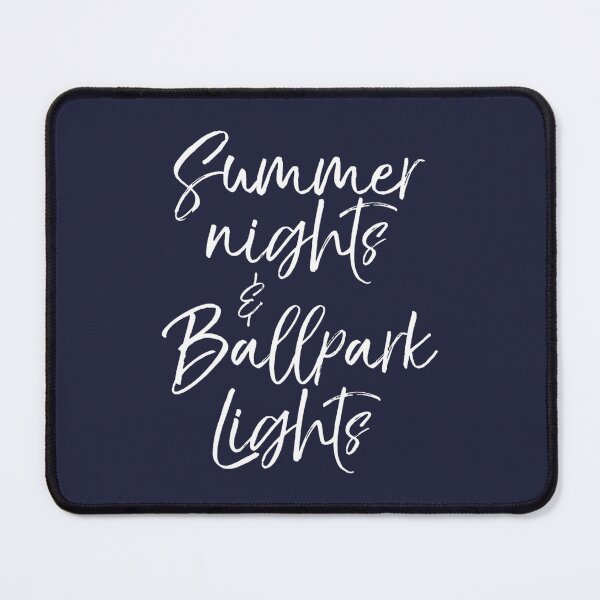 Item preview, Baseball Quote for Women Summer Nights and Ballpark Lights designed and sold by zsonna.